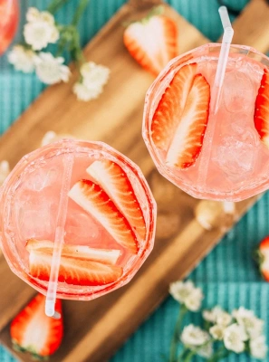 baby shower mocktail bar